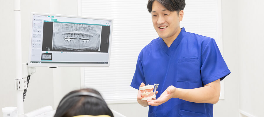 丁寧な説明で納得のいく治療を